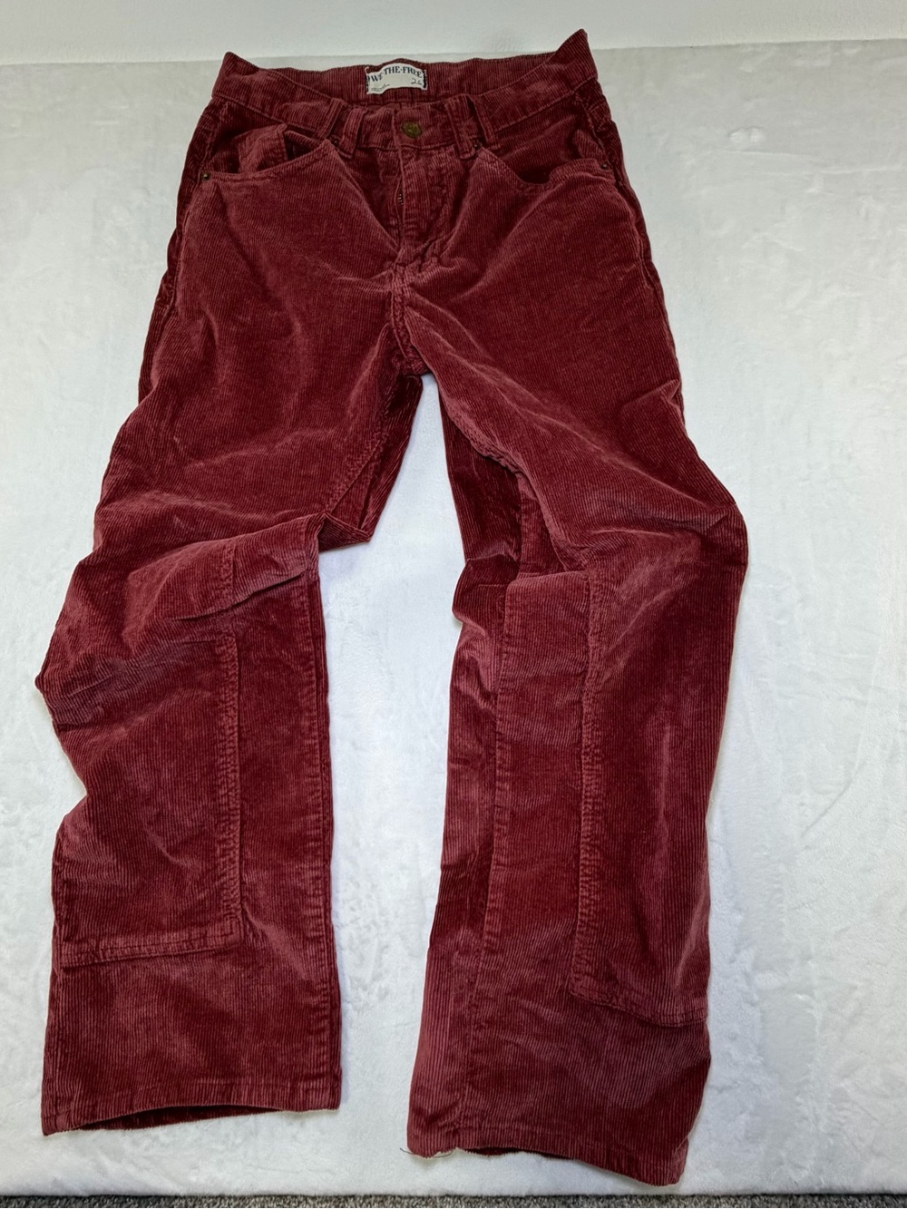 We The Free Burgundy Corduroy Pants
